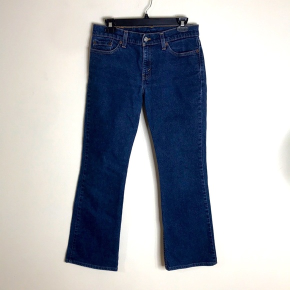 Levis 518 superlow boot cut 7 M Jr made in USA paper tag 29” - Picture 1 of 12